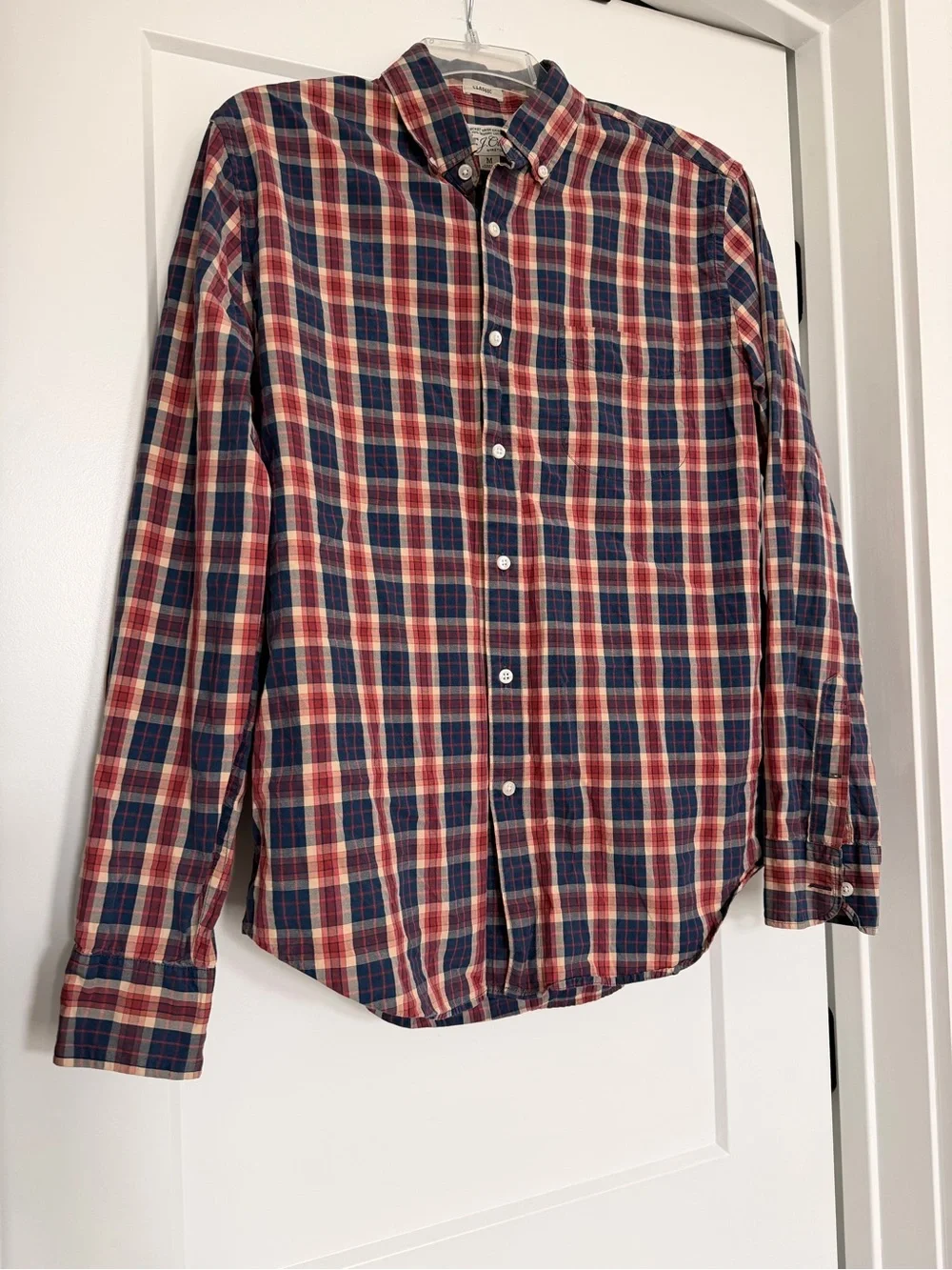 J. Crew Men's Plaid Button-Down Shirt